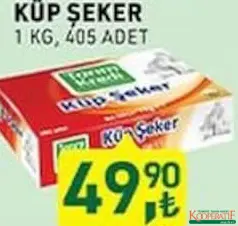 TARIM KREDİ KÜP ŞEKER 1 KG 405 ADET indirimli fiyat TARIM KREDİ KÜP ŞEKER 1 KG 405 ADET fiyat ve kampanya bilgisi